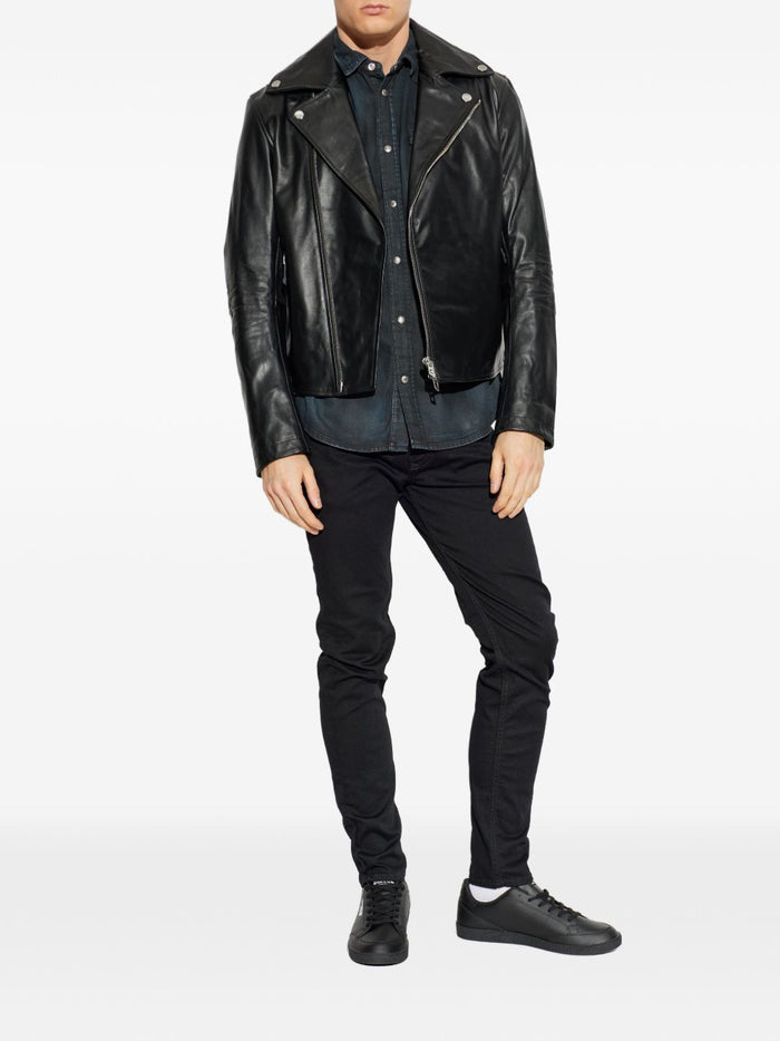 Diesel Shirts Dark Indigo Black Cotton