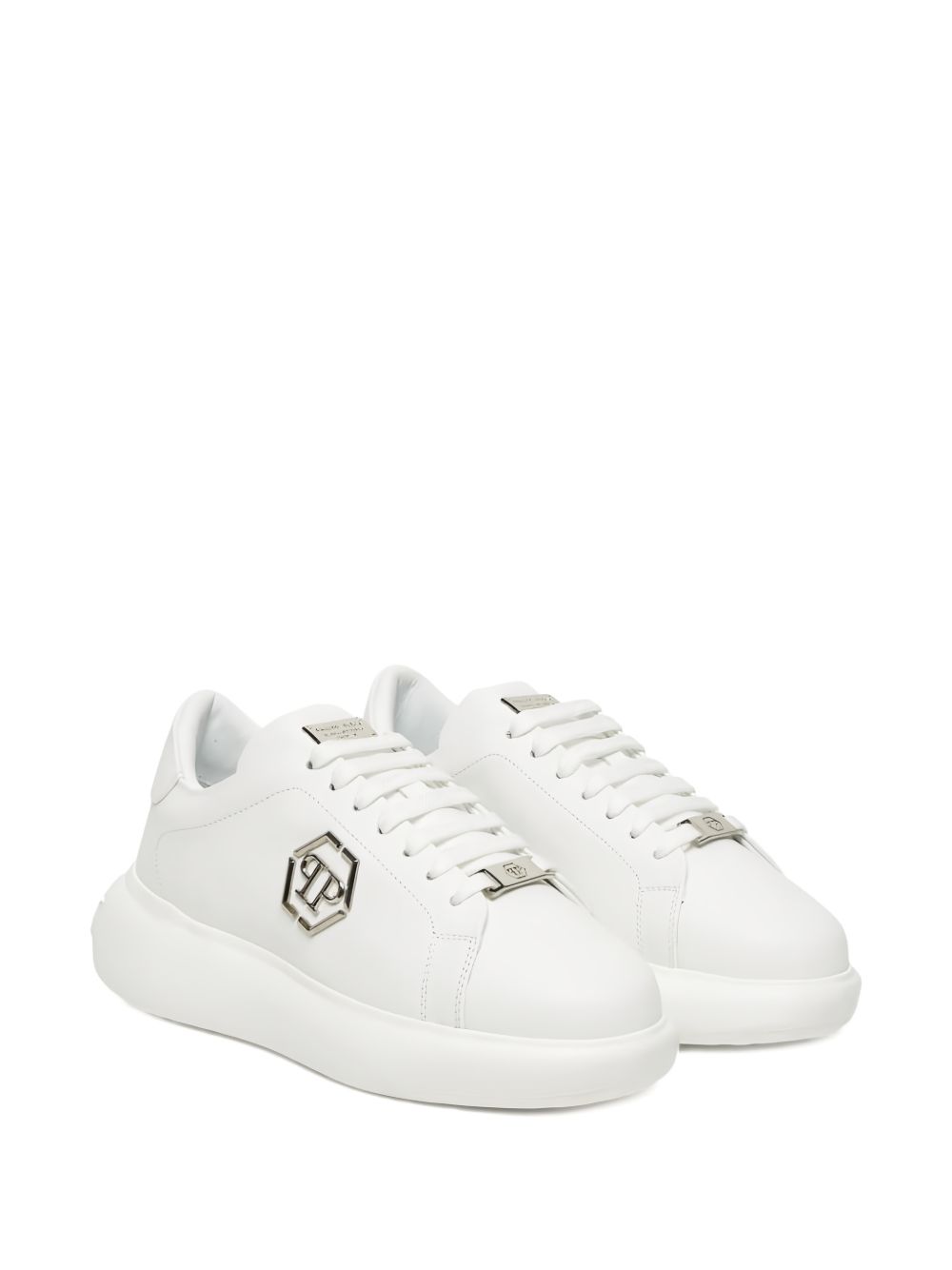 Philipp Plein Flat Shoes White