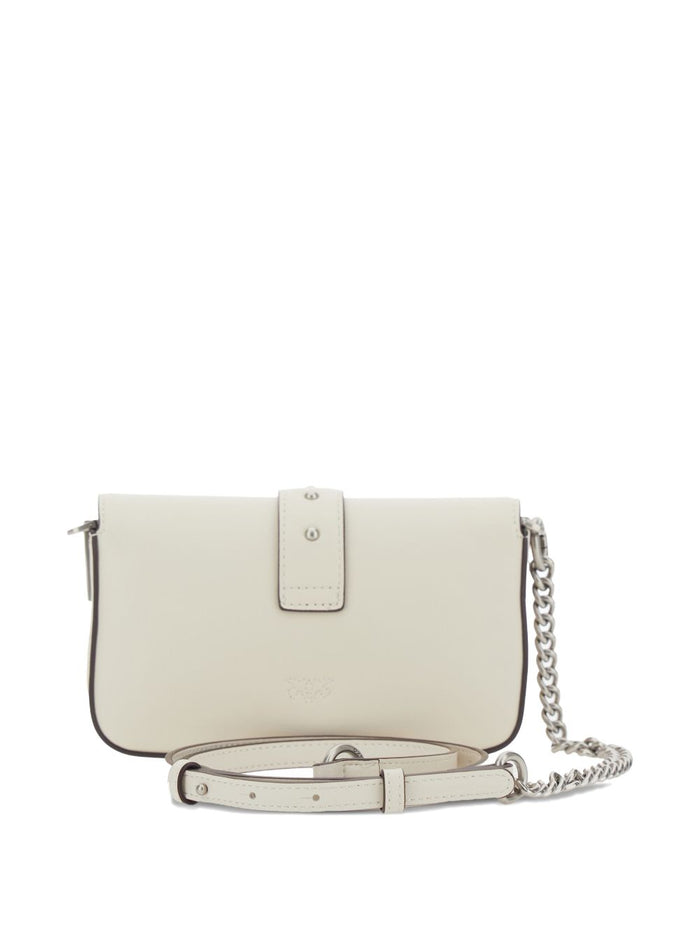 Pinko Bags Bianco Silver Lea