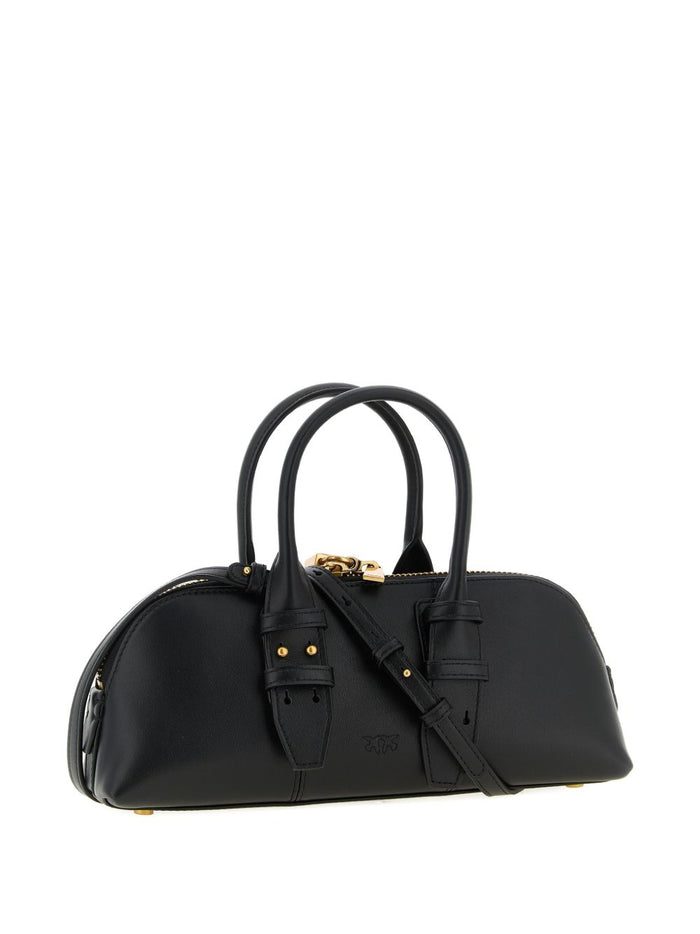 Pinko Bags Nero Oro Lea