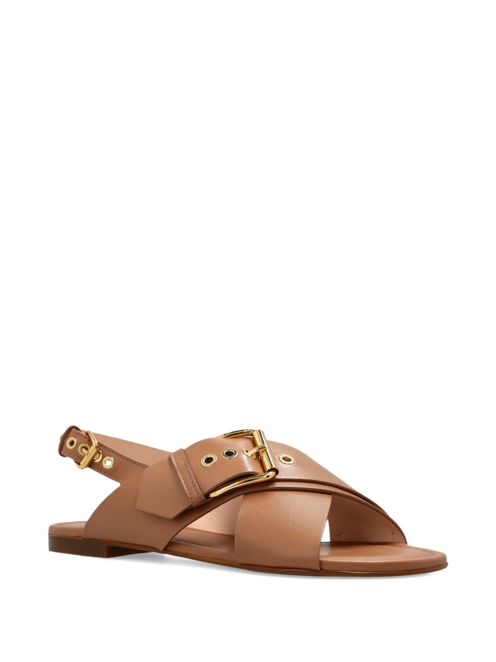 AGL Flat shoes Cocoa Leather