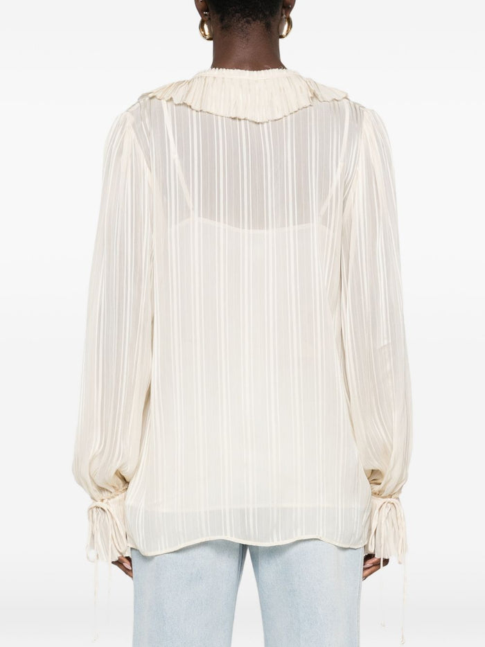 Pinko Shirts Bianco Cigno