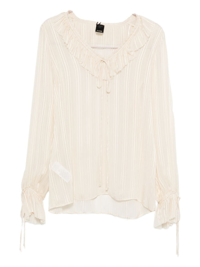Pinko Shirts Bianco Cigno