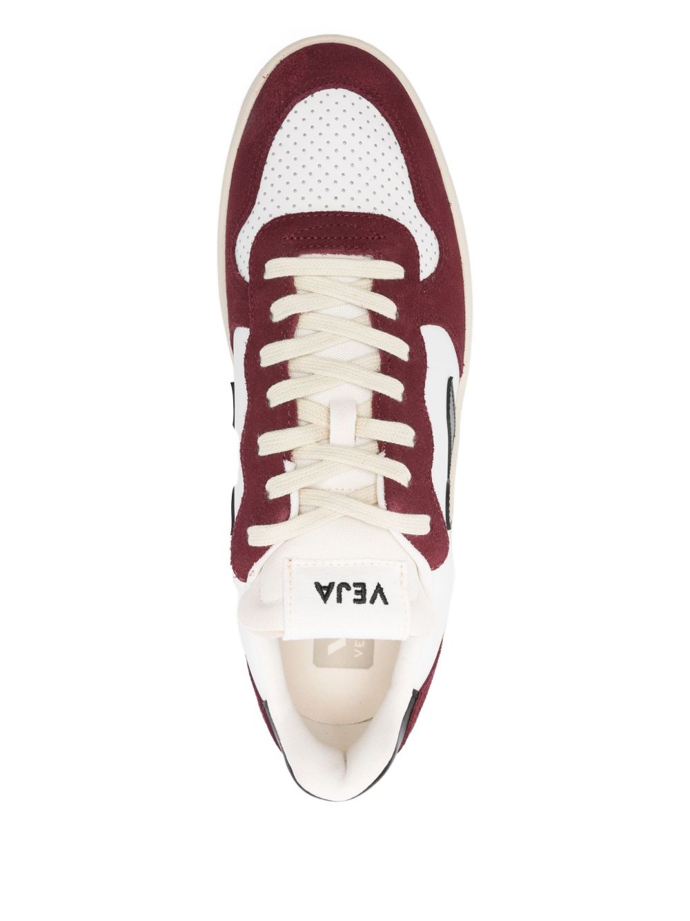 Veja Flat shoes White / Burgundy