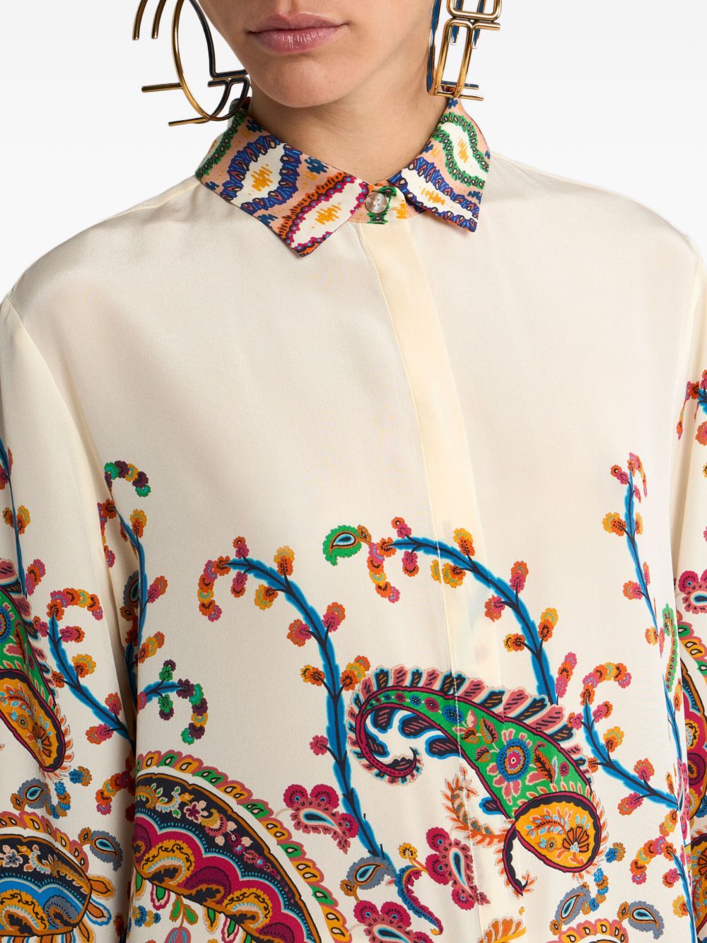 Etro Shirts Ivory