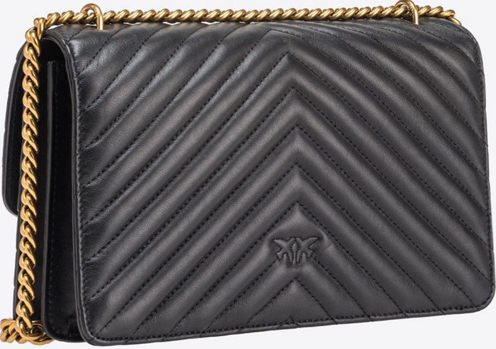 Pinko Bags Nero Oro Lea