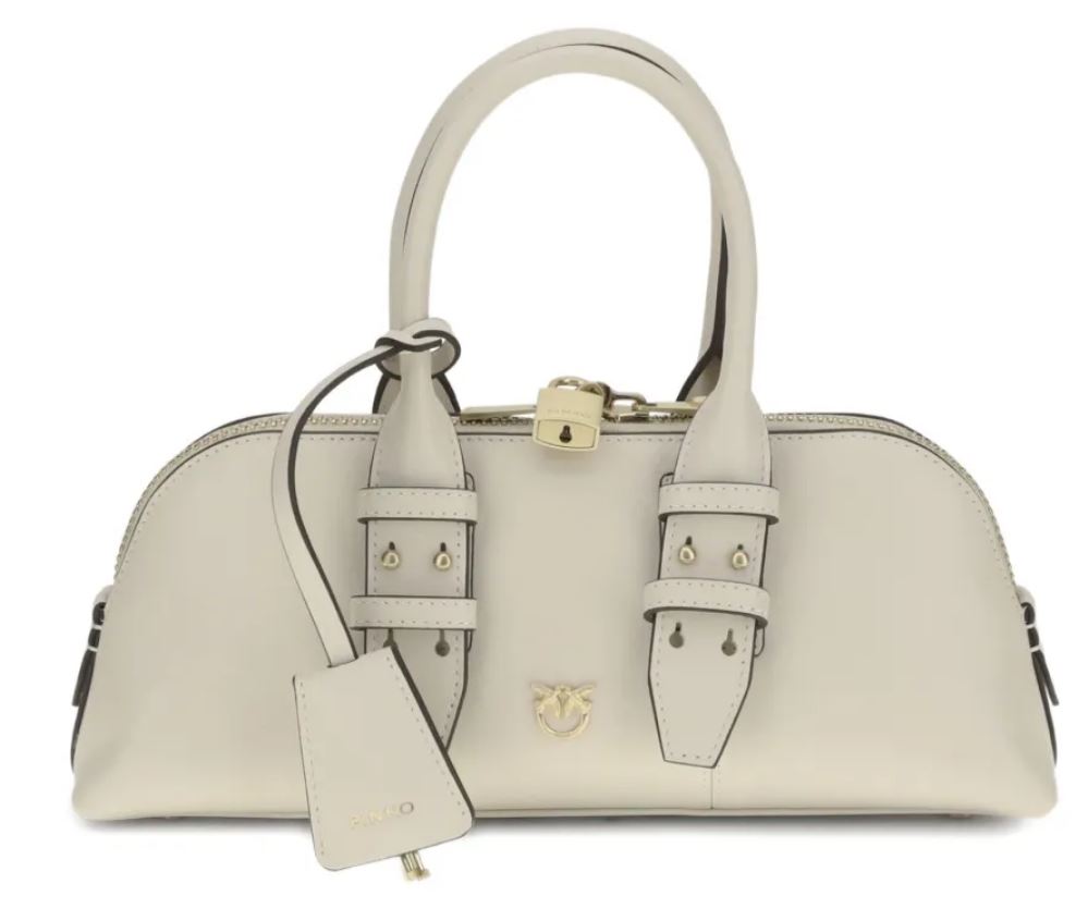 Pinko Bags Bianco Oro Lea