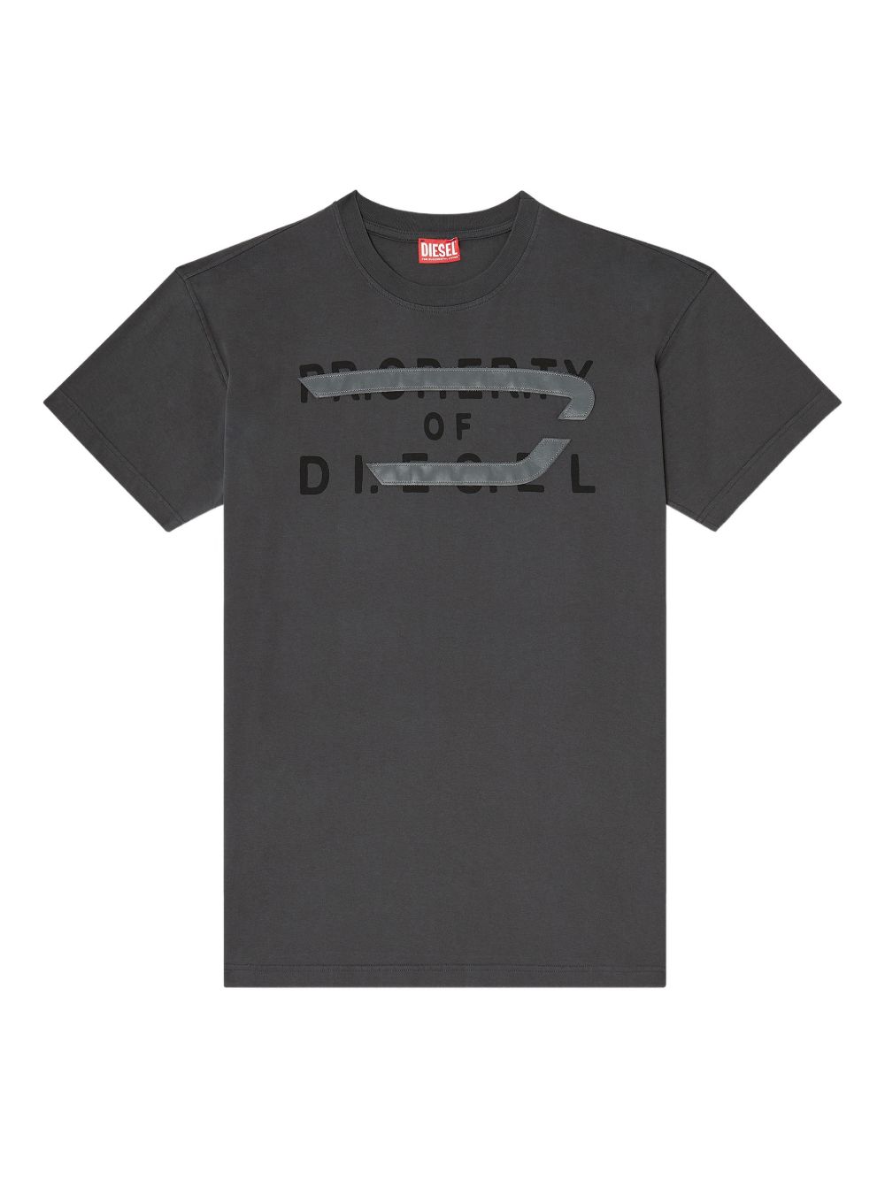Diesel T-shirts and Polos Dark Grey Cotton