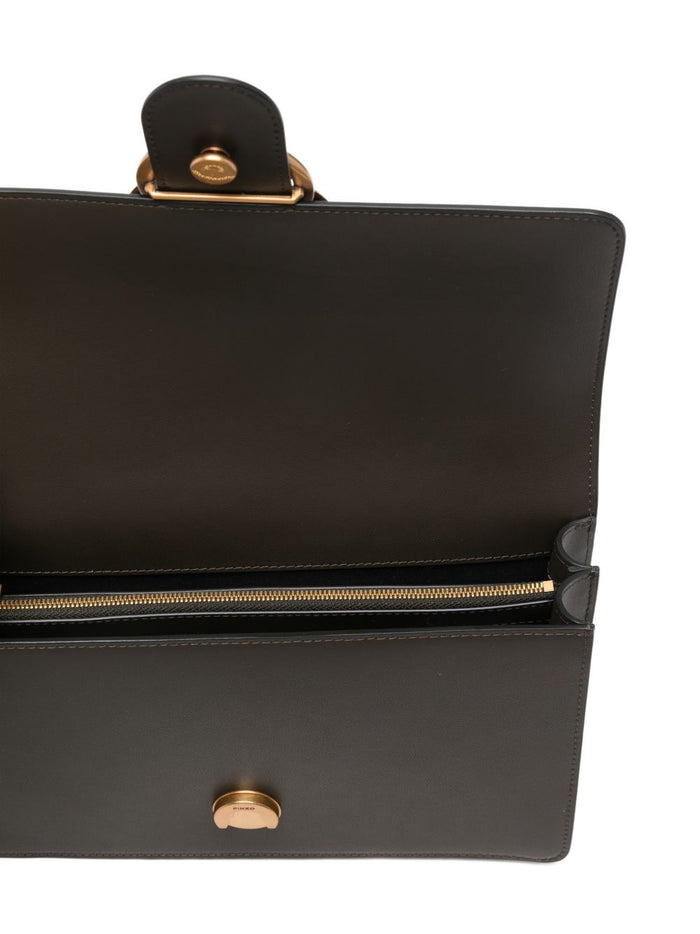 Pinko Bags Verde Oro Lea Poliuretano