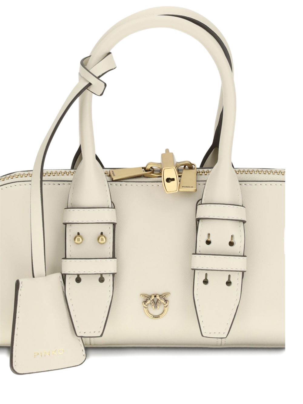 Pinko Bags Bianco Oro Lea