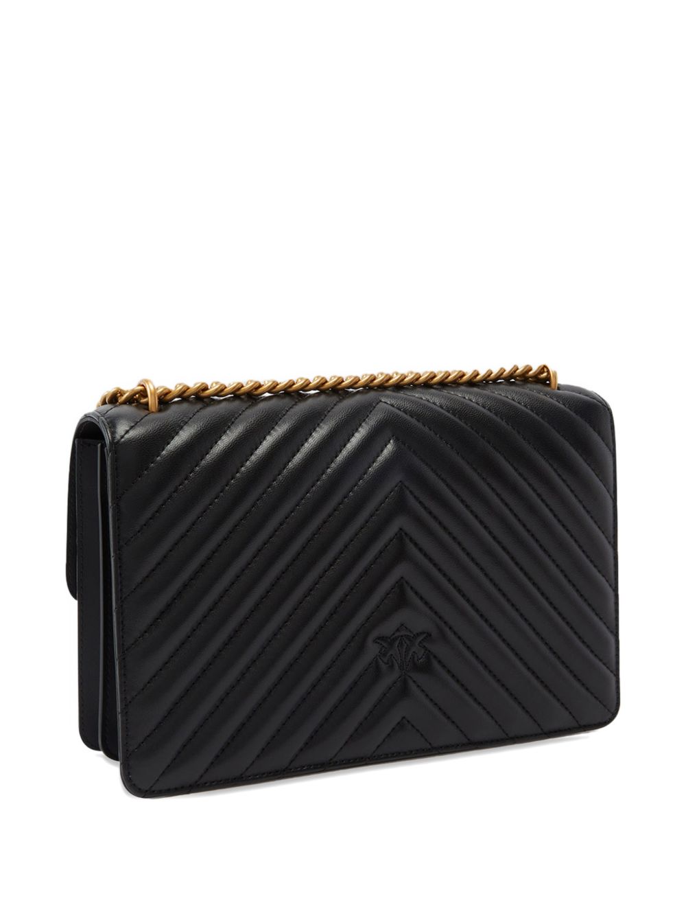 Pinko Bags Nero Oro Lea
