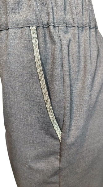 D.EXTERIOR Trousers Grey