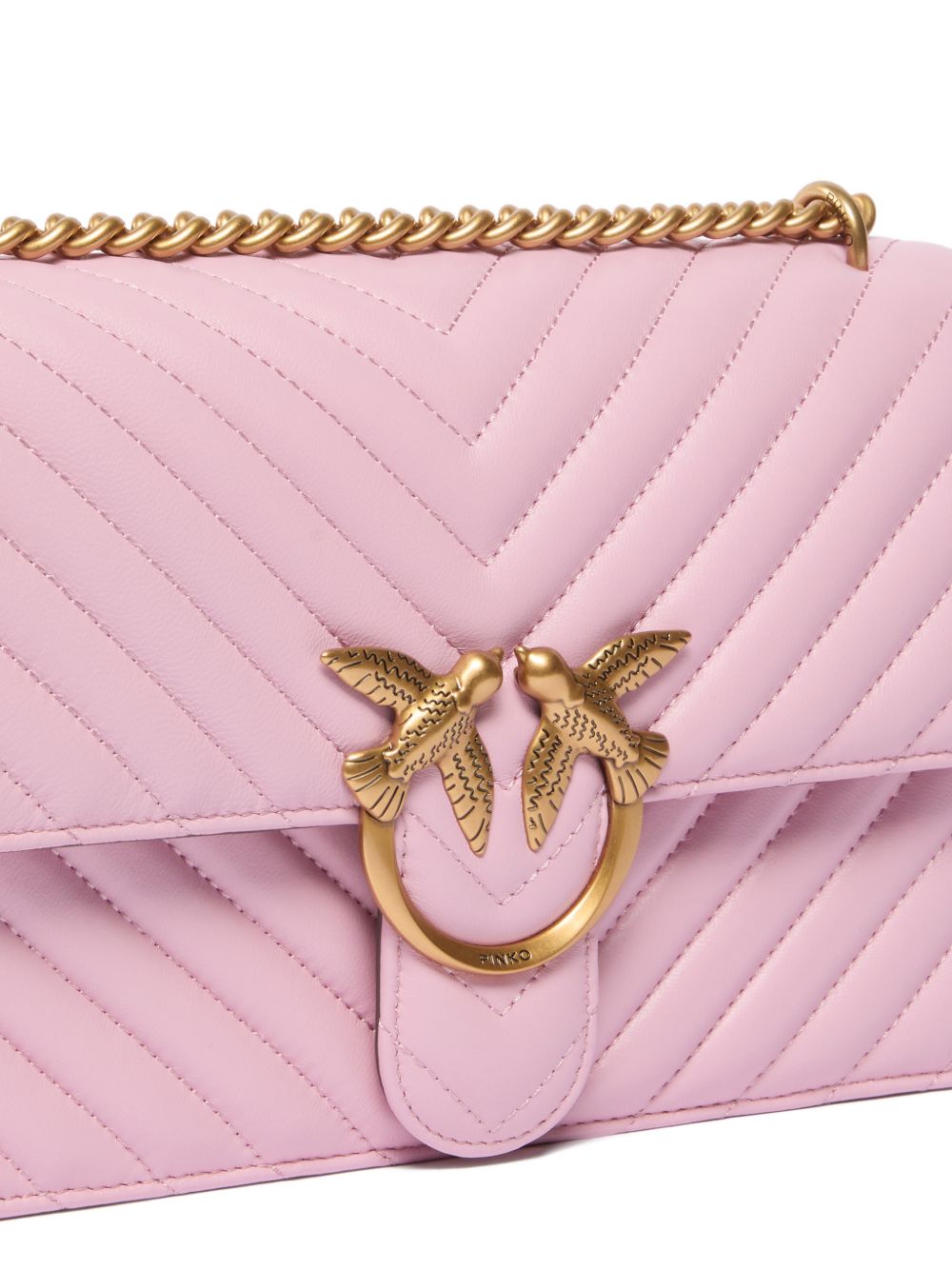 Pinko Bags Rosa Oro Lea