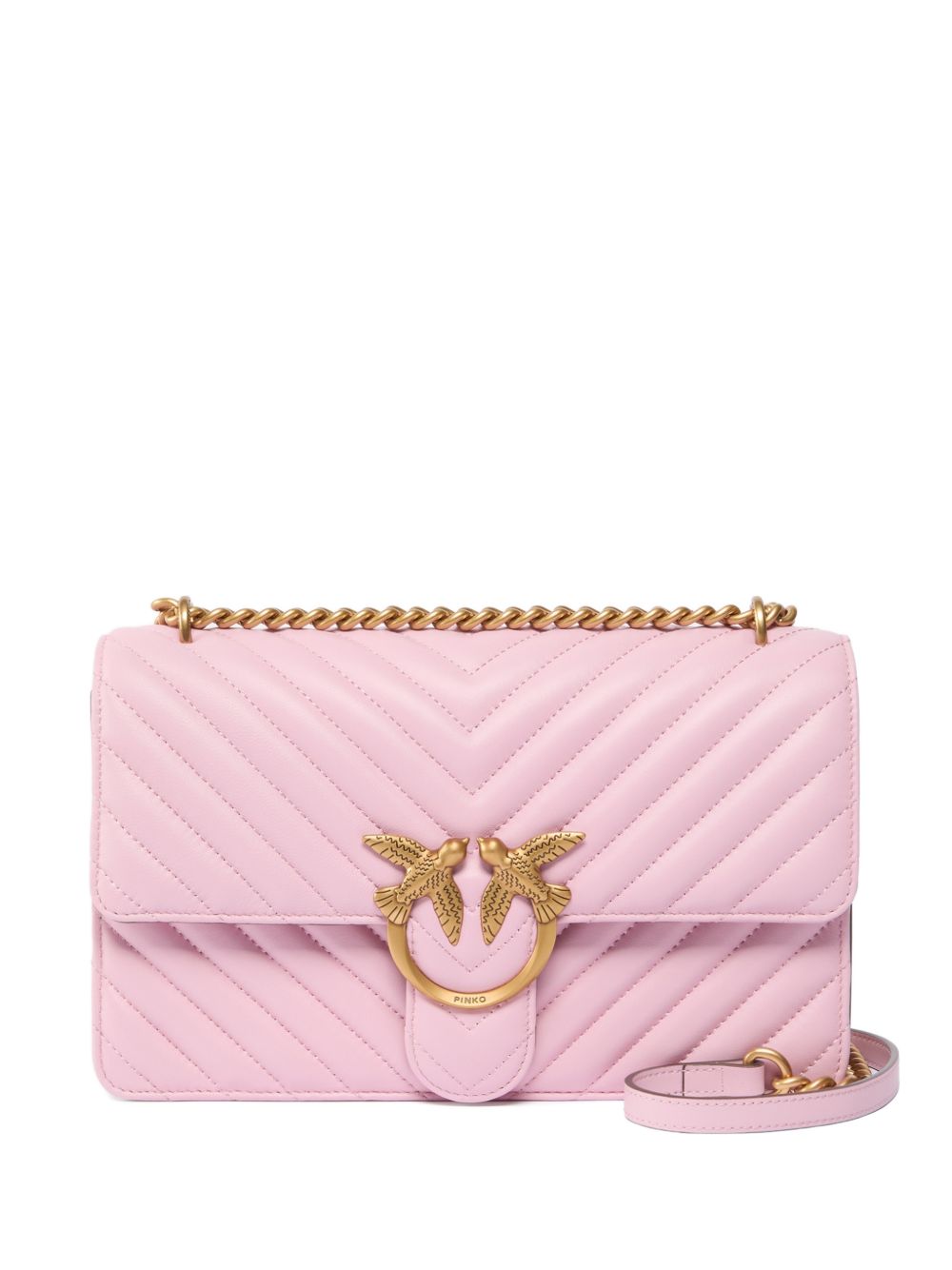 Pinko Bags Rosa Oro Lea