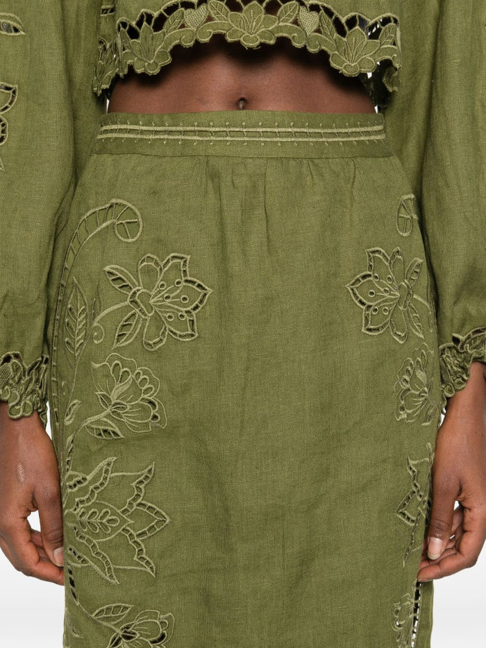 FARM RIO Skirts Green