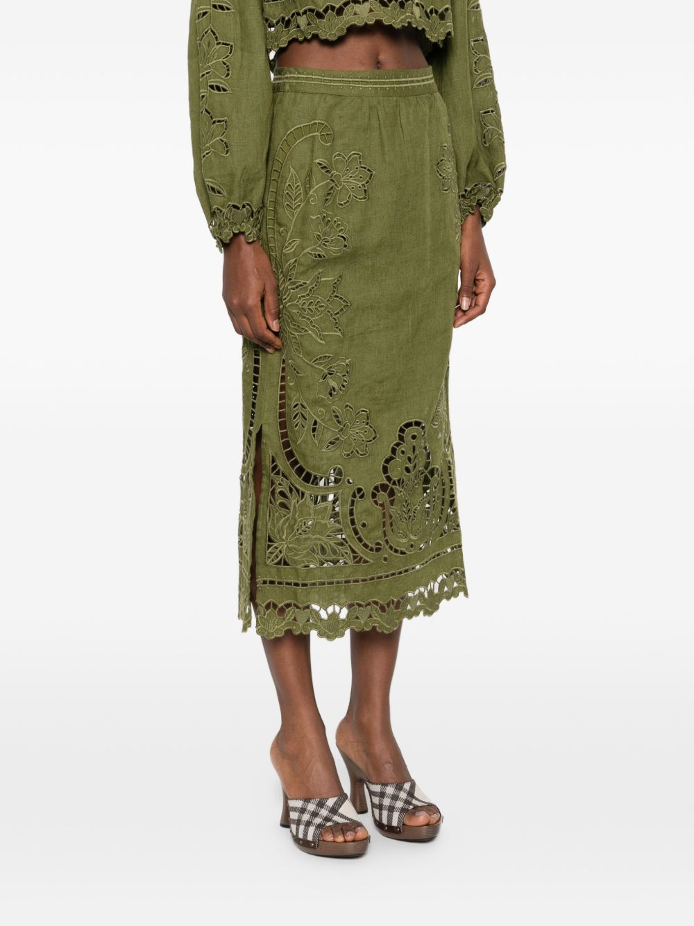 FARM RIO Skirts Green