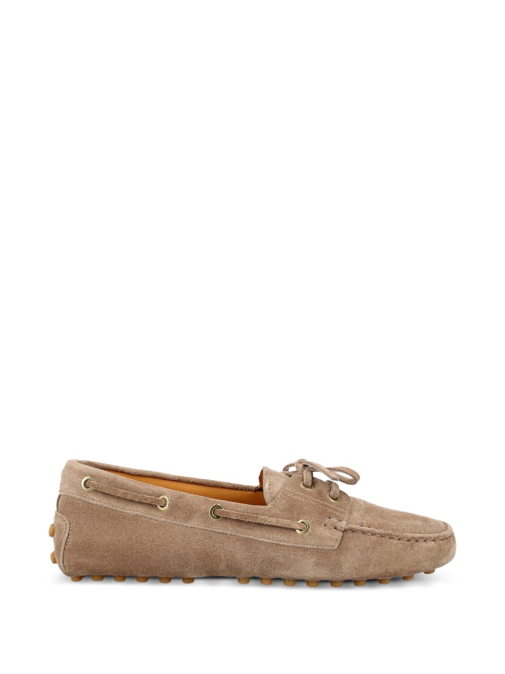 Tods Flat shoes Taupe Suede