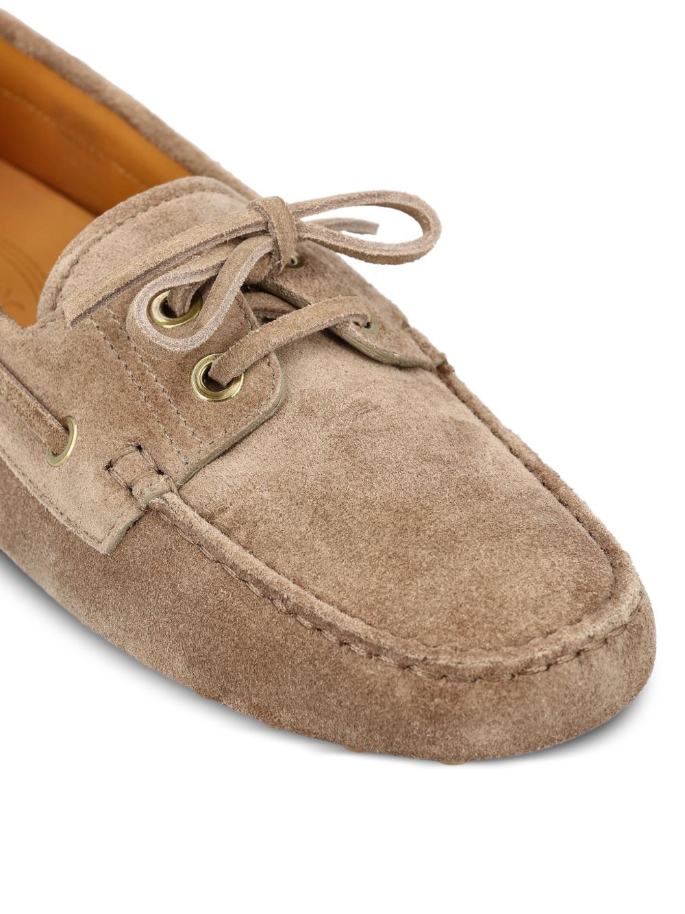 Tods Flat shoes Taupe Suede