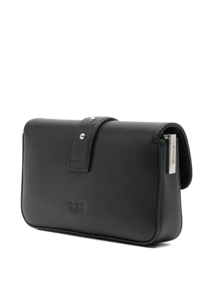 Pinko Bags Nero Silver Lea