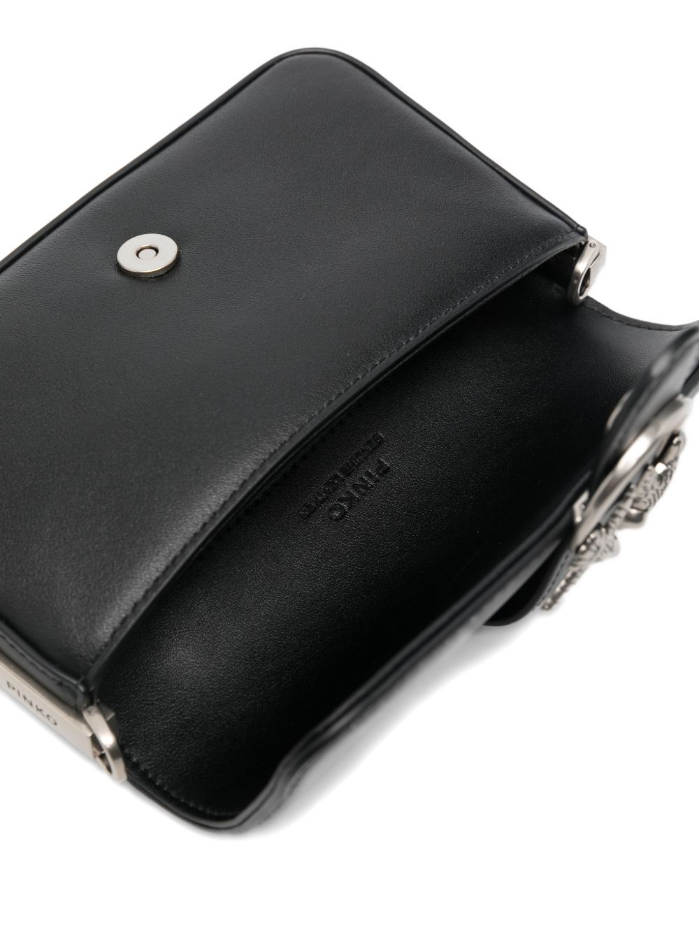 Pinko Bags Nero Silver Lea