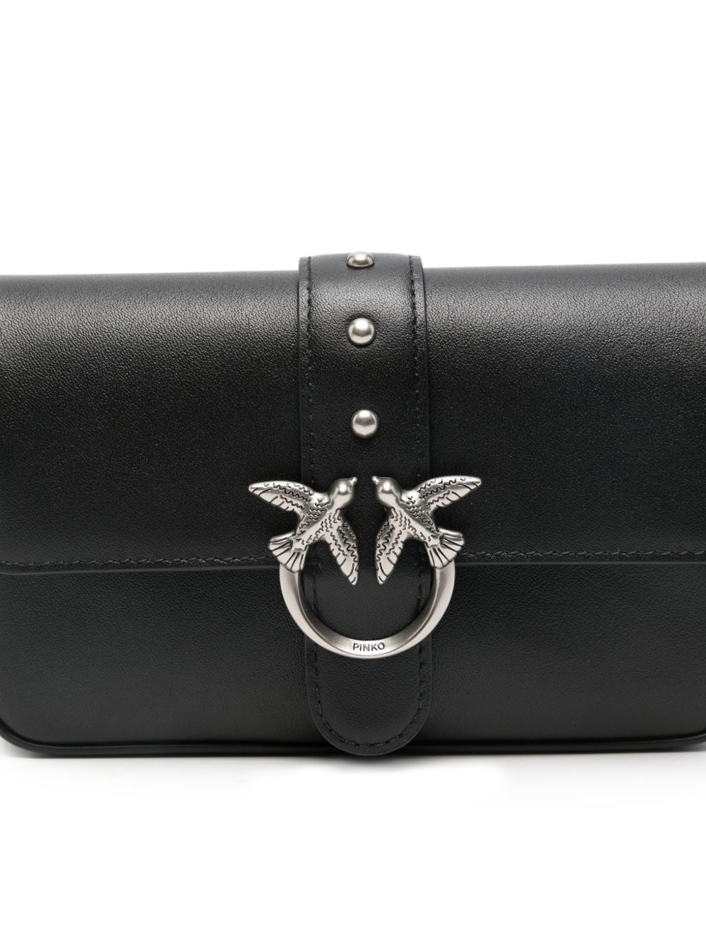 Pinko Bags Nero Silver Lea