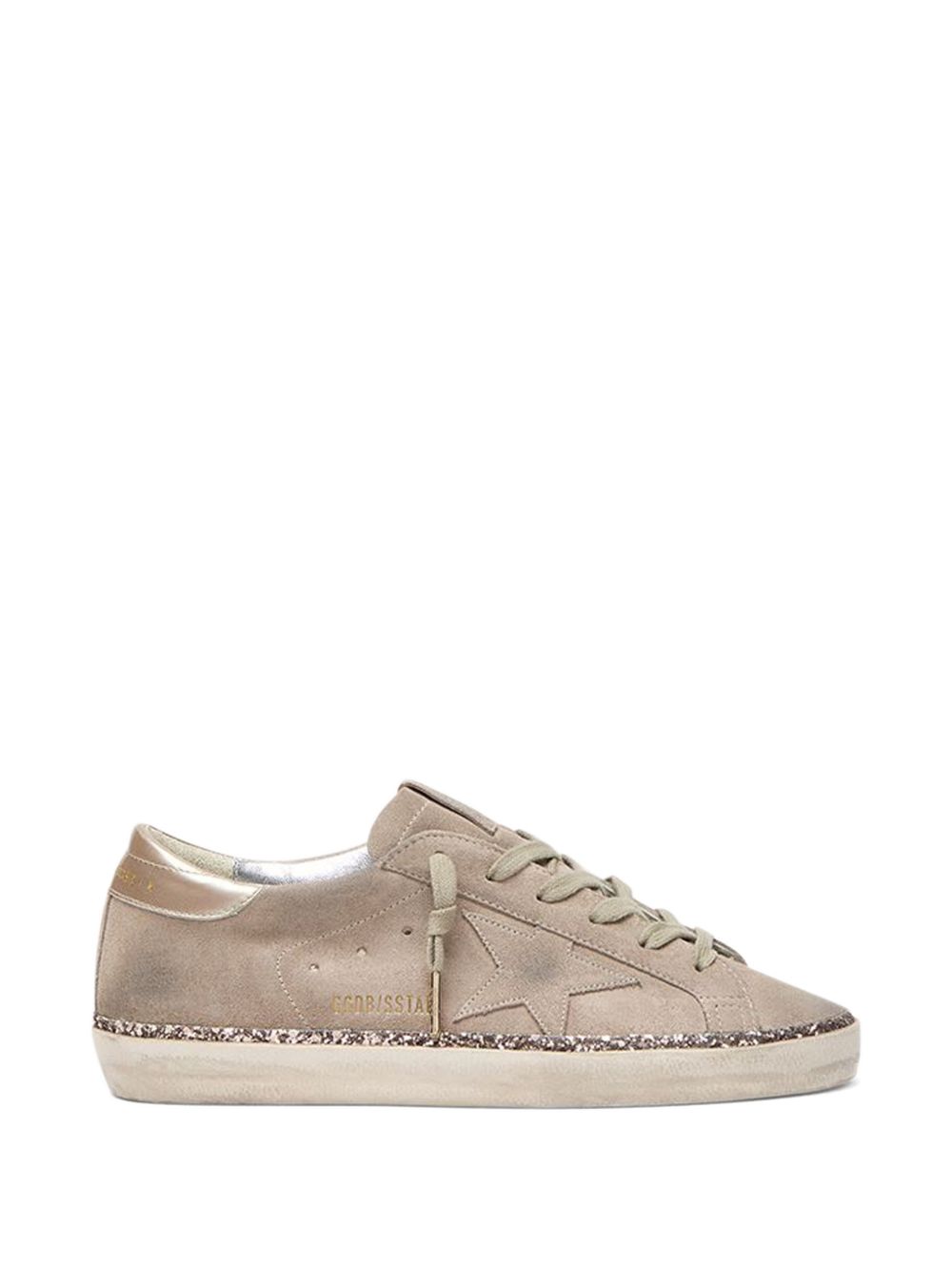 Golden Goose Flat Shoes Taupe Suede Upper