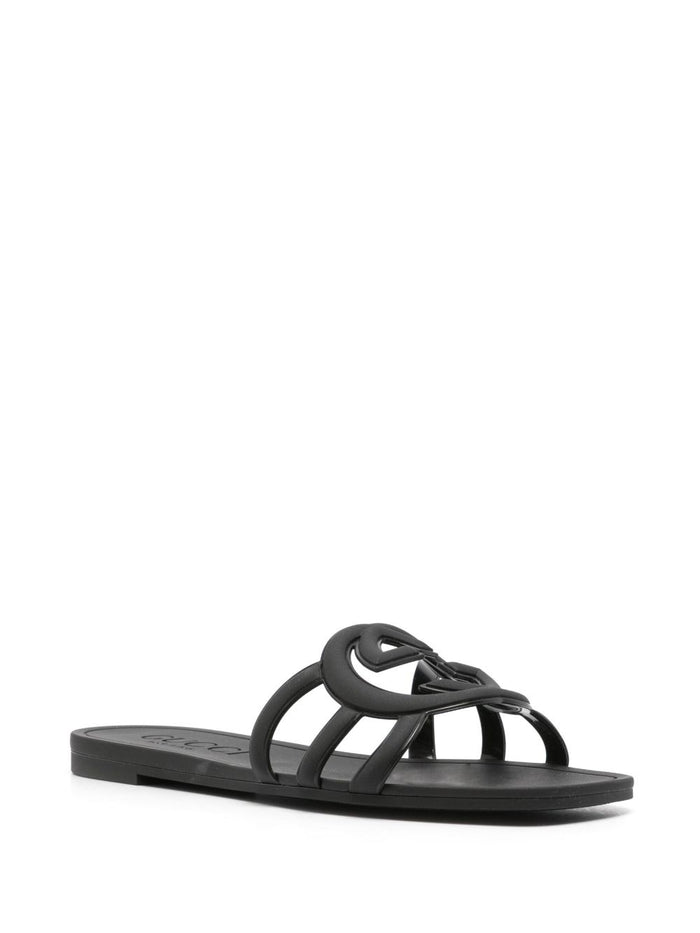 Gucci Flat Shoes Yellow Lea