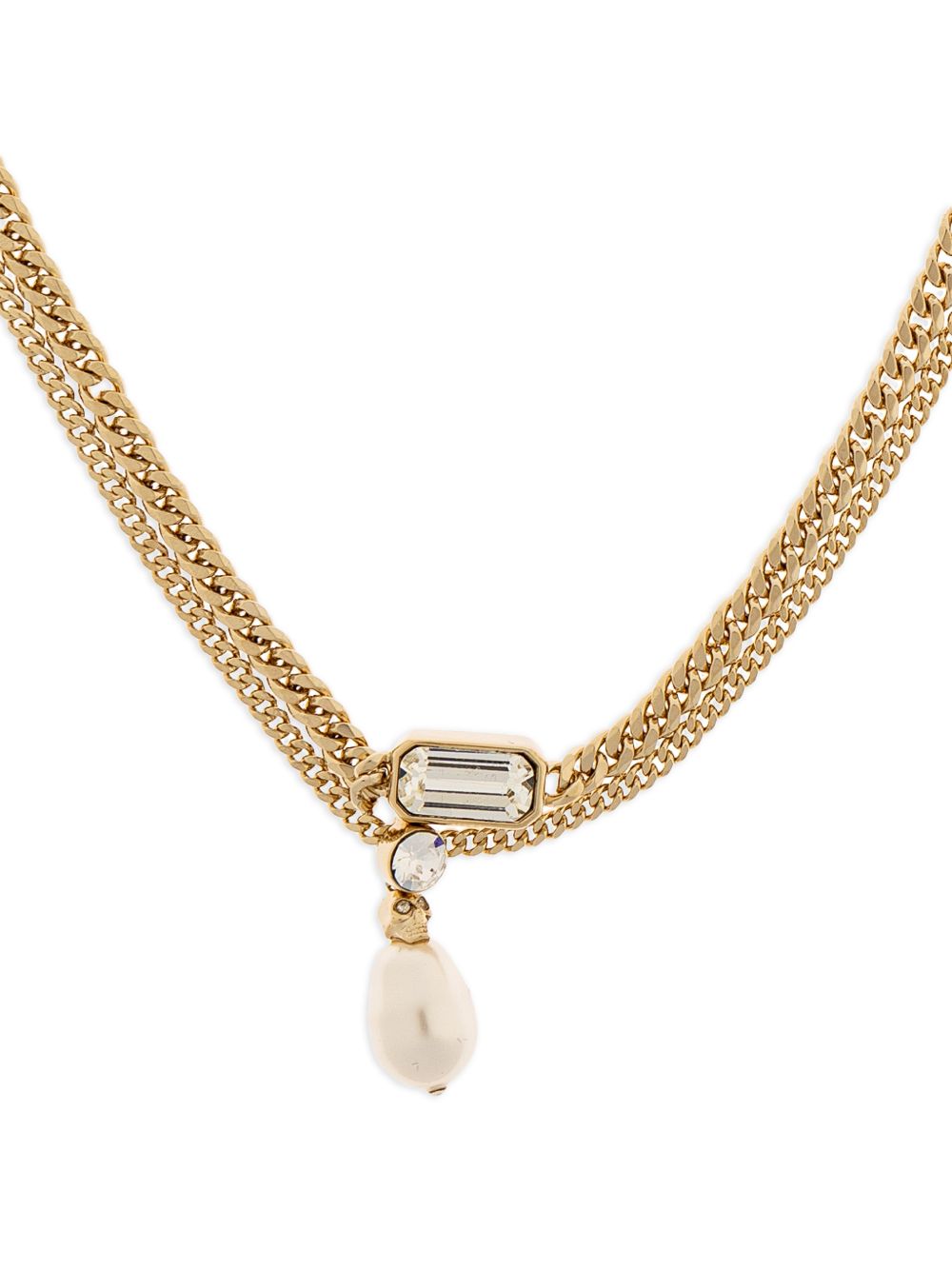 Alexander McQueen Bijoux Pearl, Strass