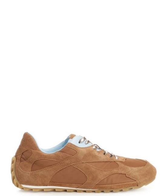 Bottega Veneta Flat shoes New Amber/iceberg Lea+rubber Sole