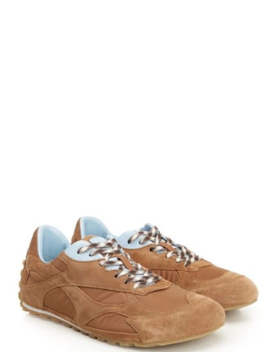 Bottega Veneta Flat shoes New Amber/iceberg Lea+rubber Sole