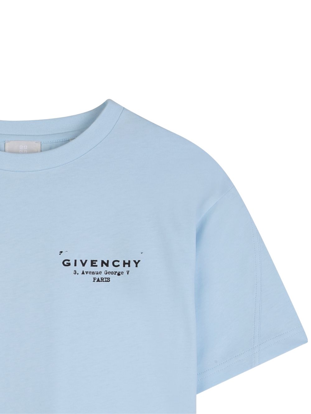 GIVENCHY KIDS T-shirts and Polos Blu Cielo