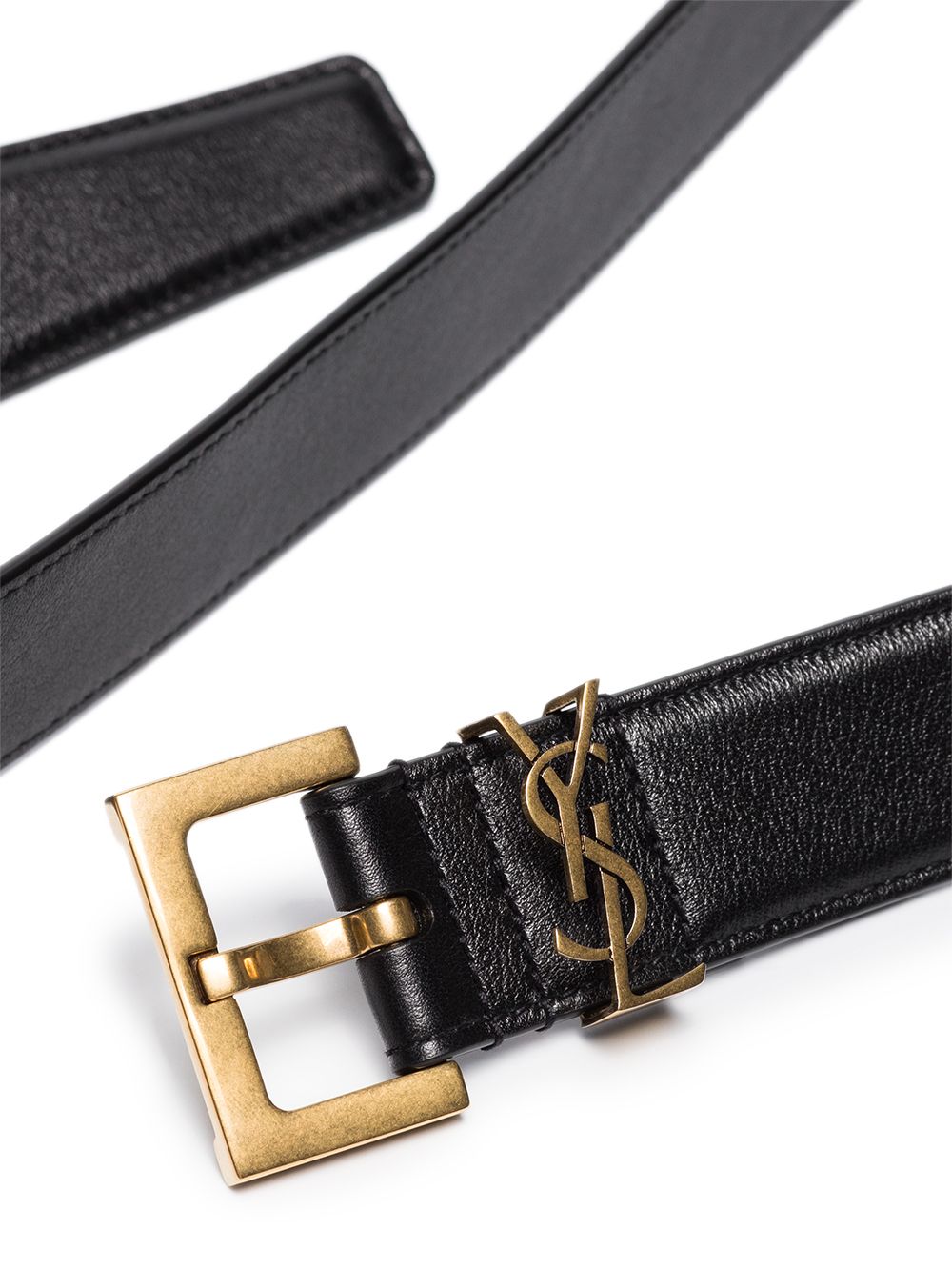 Saint Laurent Belts Black