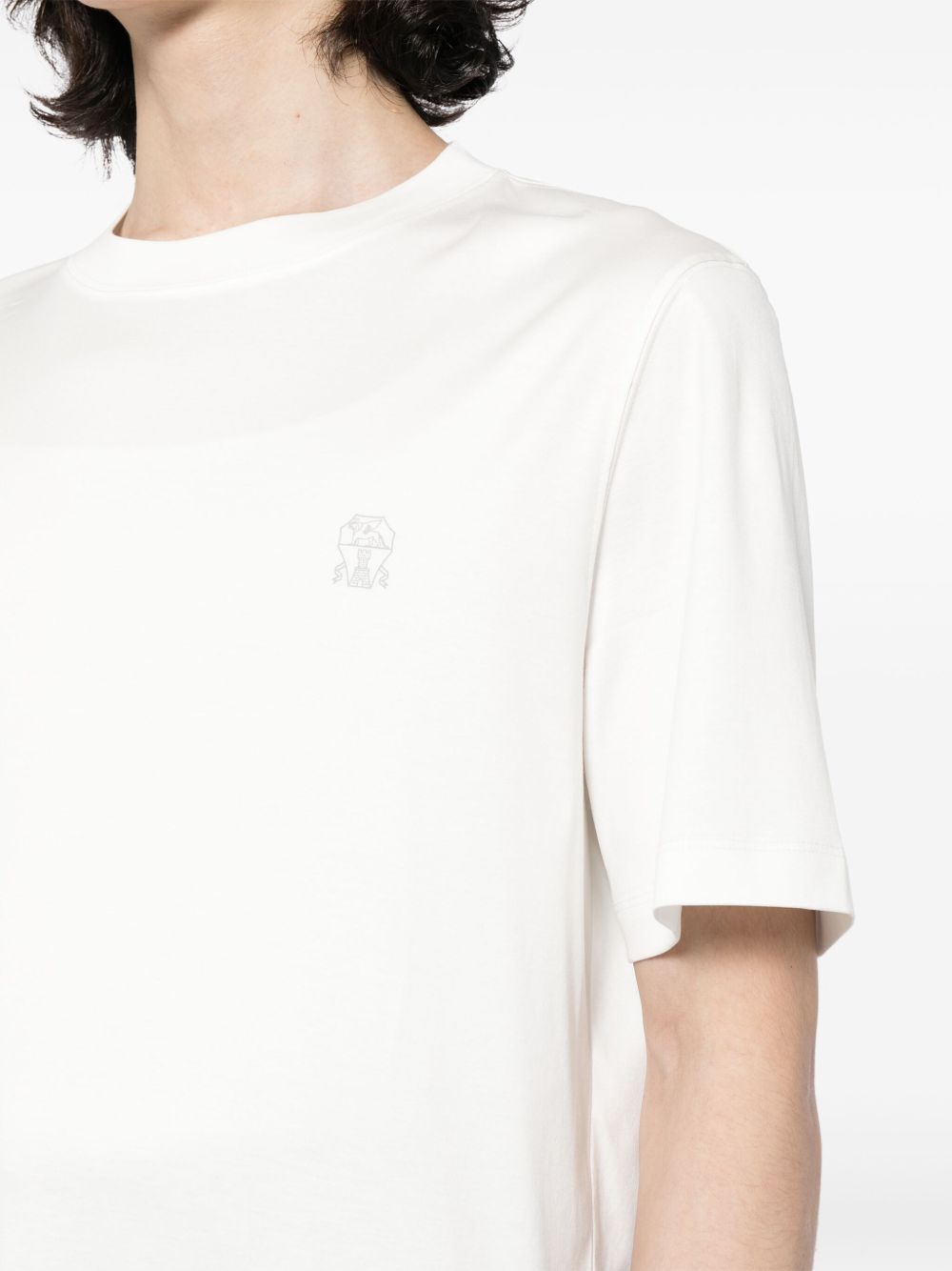 Brunello Cucinelli Sweaters Off White+grigio