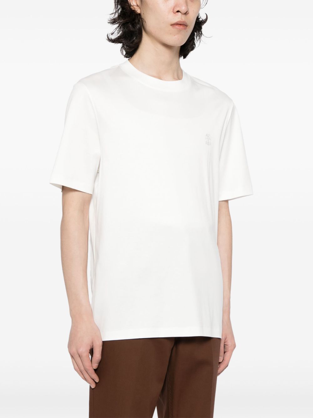 Brunello Cucinelli Sweaters Off White+grigio