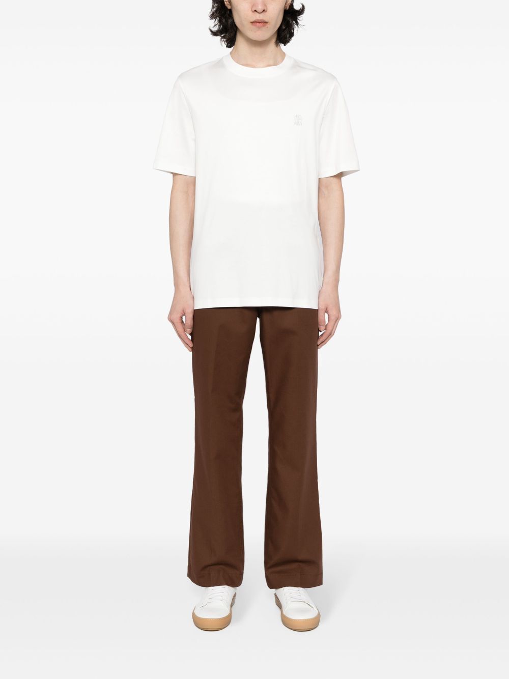 Brunello Cucinelli Sweaters Off White+grigio