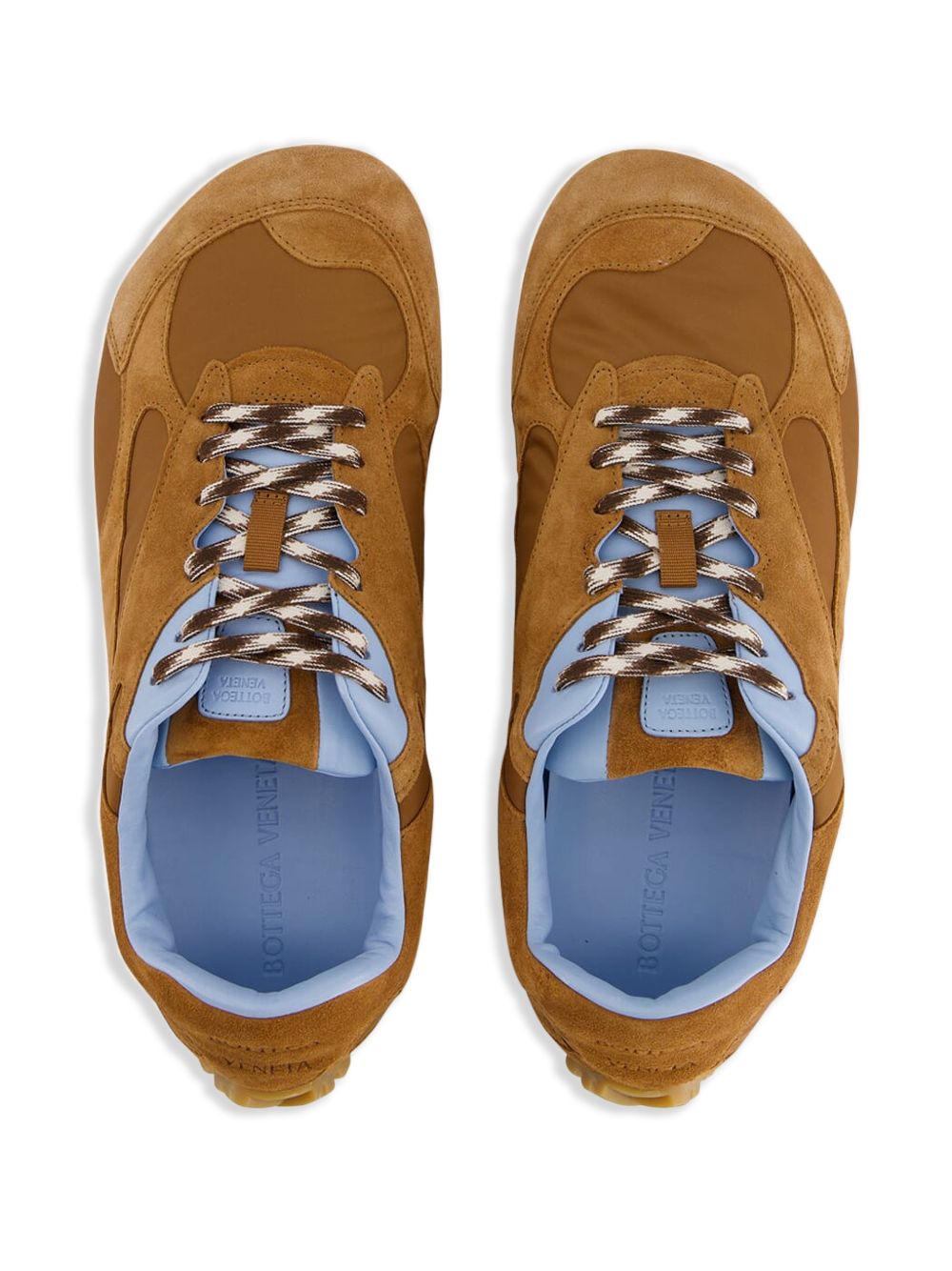 Bottega Veneta Flat shoes New Amber/iceberg Lea+rubber Sole