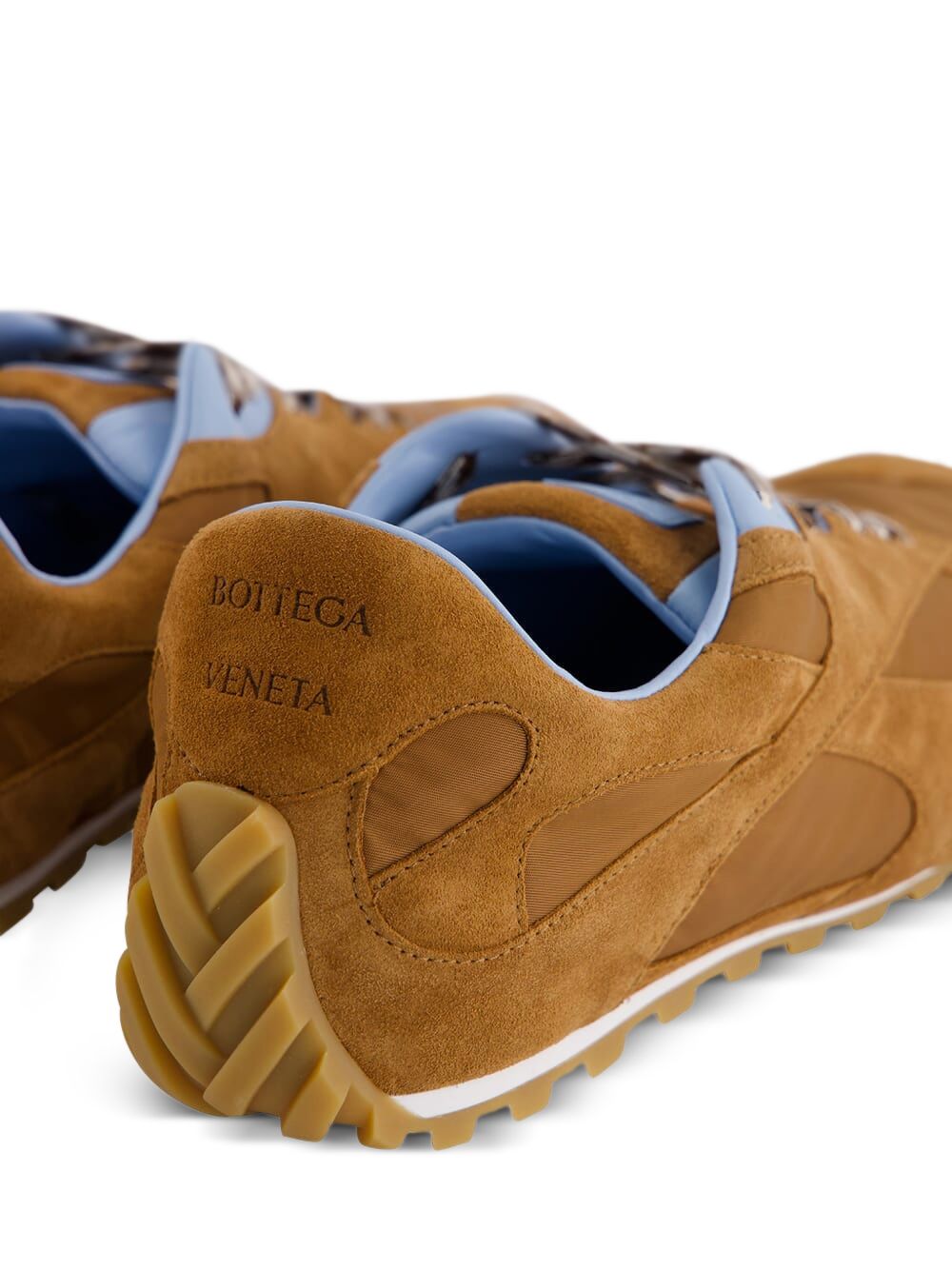 Bottega Veneta Flat shoes New Amber/iceberg Lea+rubber Sole