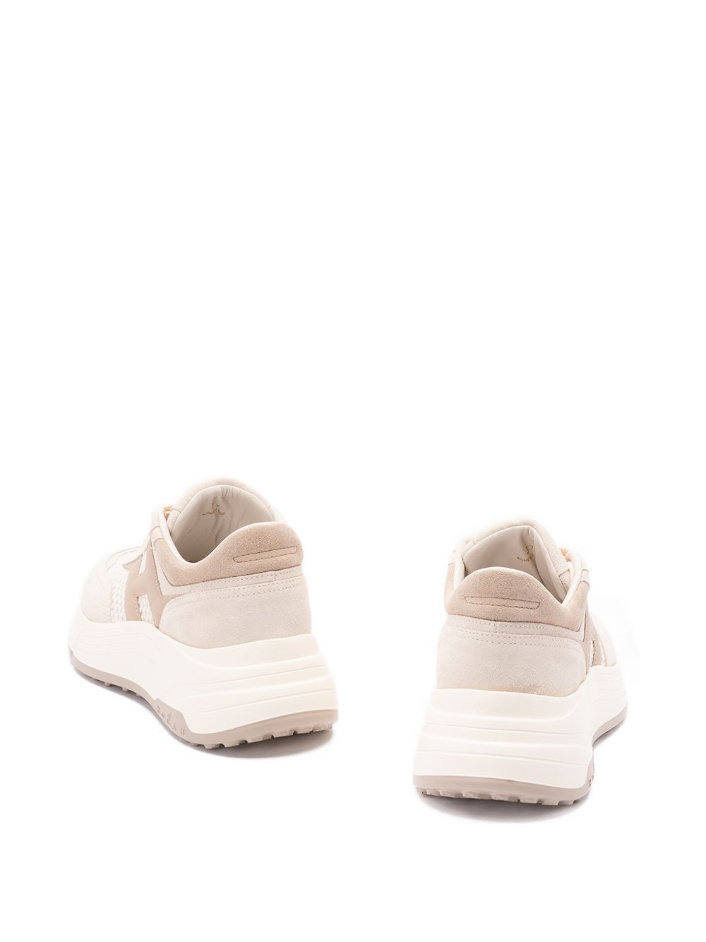 Hogan Flat shoes Ivory Suede