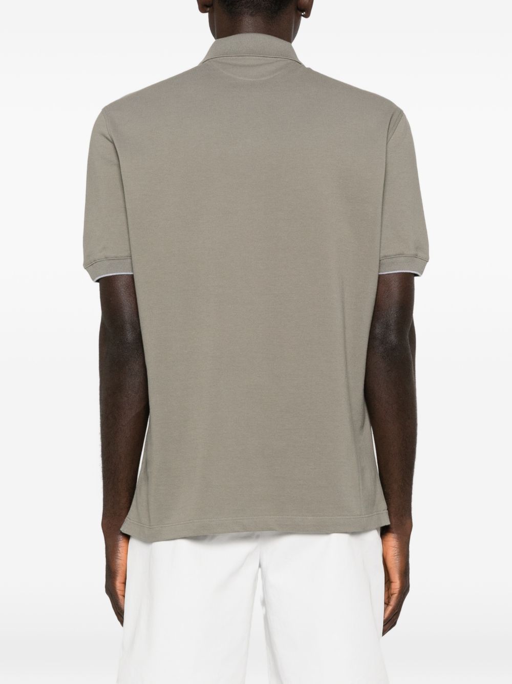 Brunello Cucinelli T-shirts and Polos New Kaki+grigio