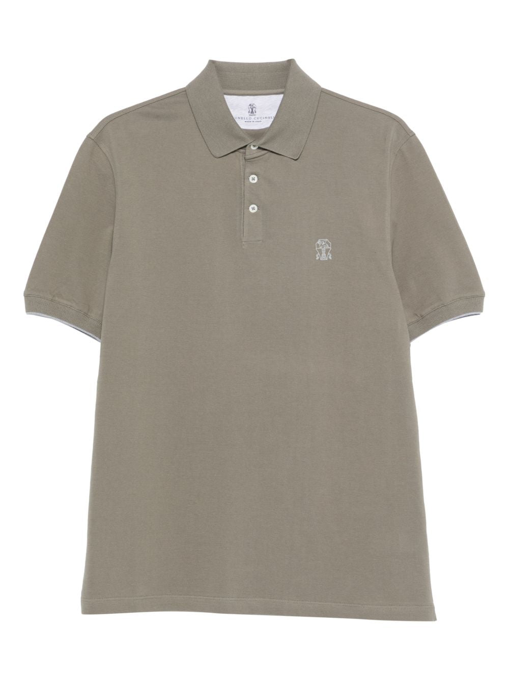 Brunello Cucinelli T-shirts and Polos New Kaki+grigio