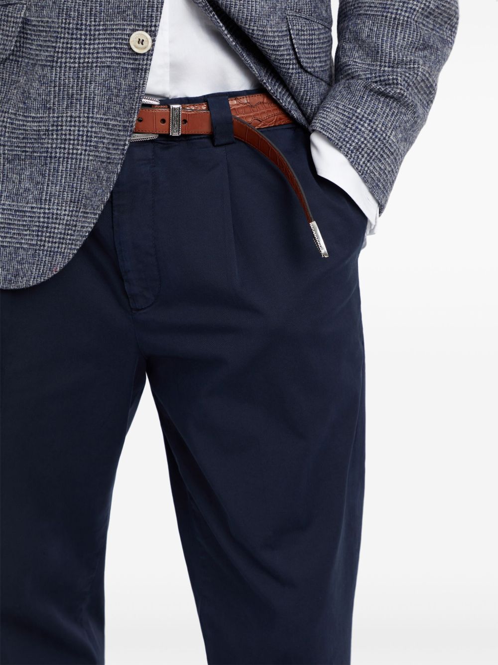 Brunello Cucinelli Trousers Blue Co Ea