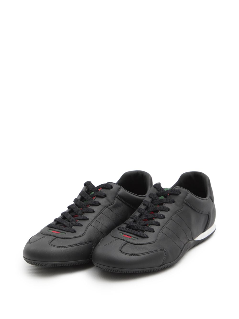 Gucci Flat shoes Black Lea Rub Sole