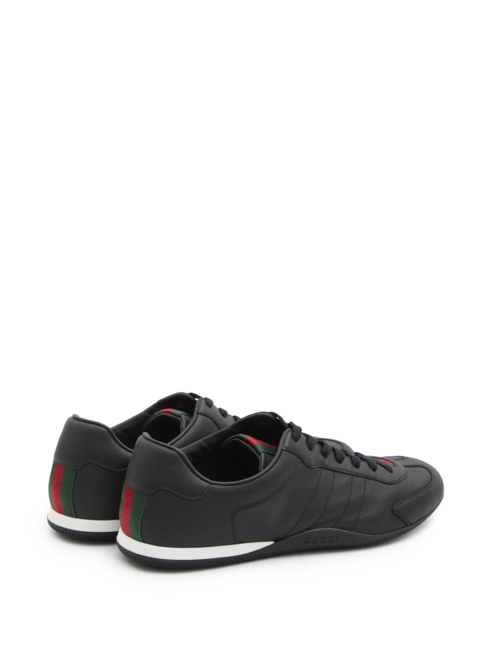 Gucci Flat shoes Black Lea Rub Sole