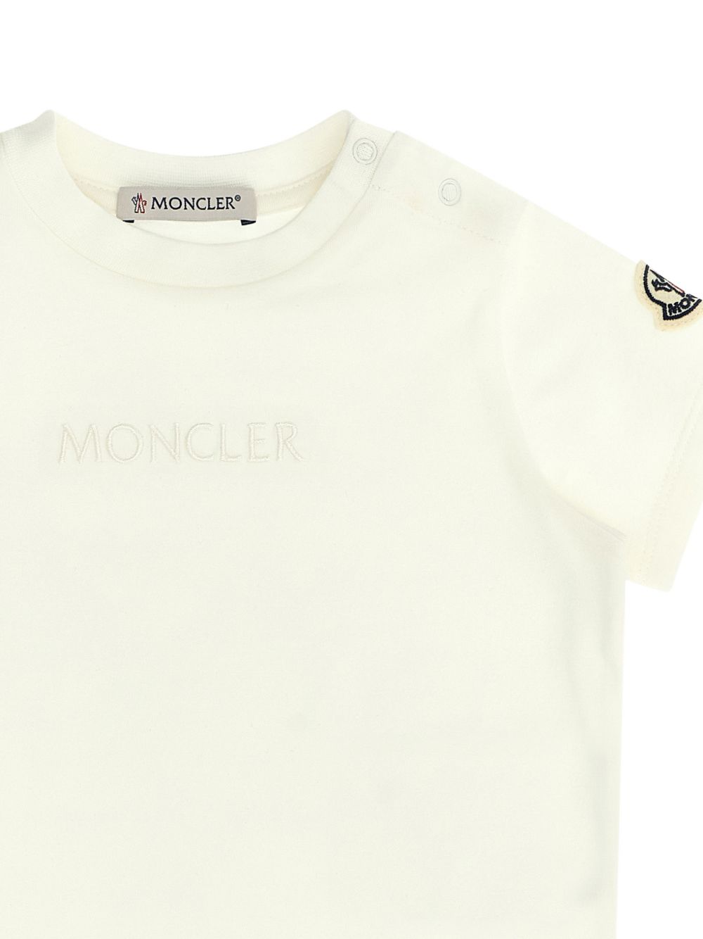 Moncler T-shirts and Polos Ivory