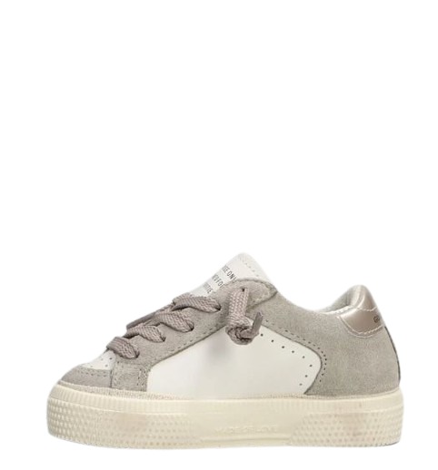GOLDEN GOOSE KIDS Flat shoes White Taupe Beige