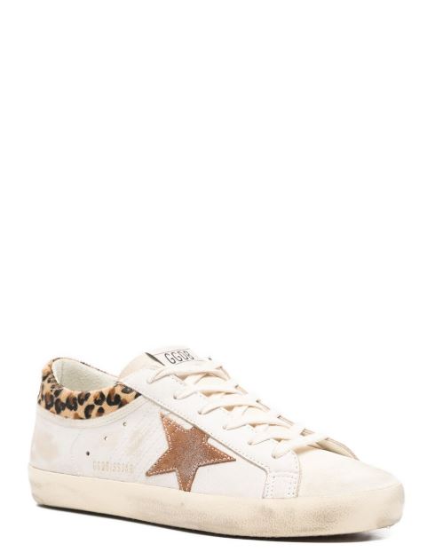Golden Goose Flat shoes White / Leopard