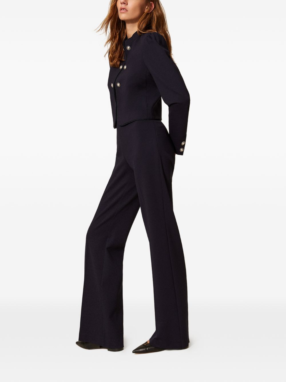 Twin-set Trousers Blue Night
