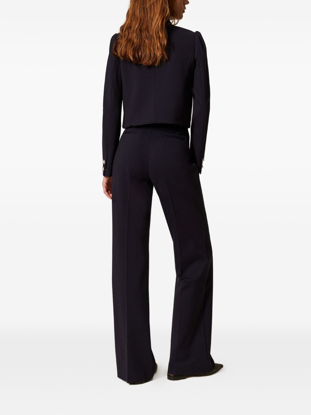 Twin-set Trousers Blue Night