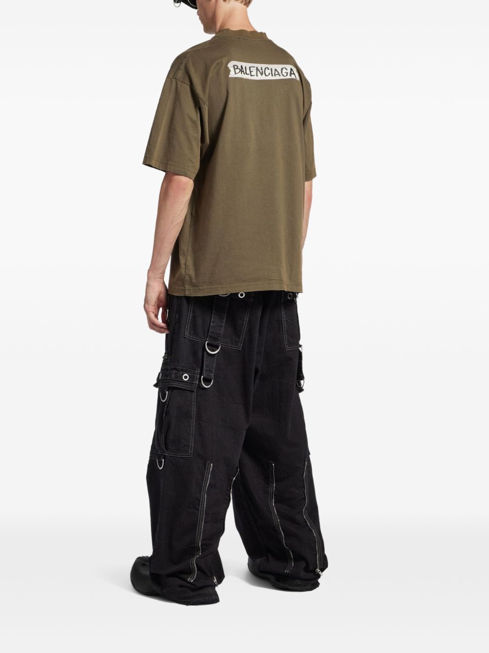 Balenciaga T-shirts and Polos Khaki