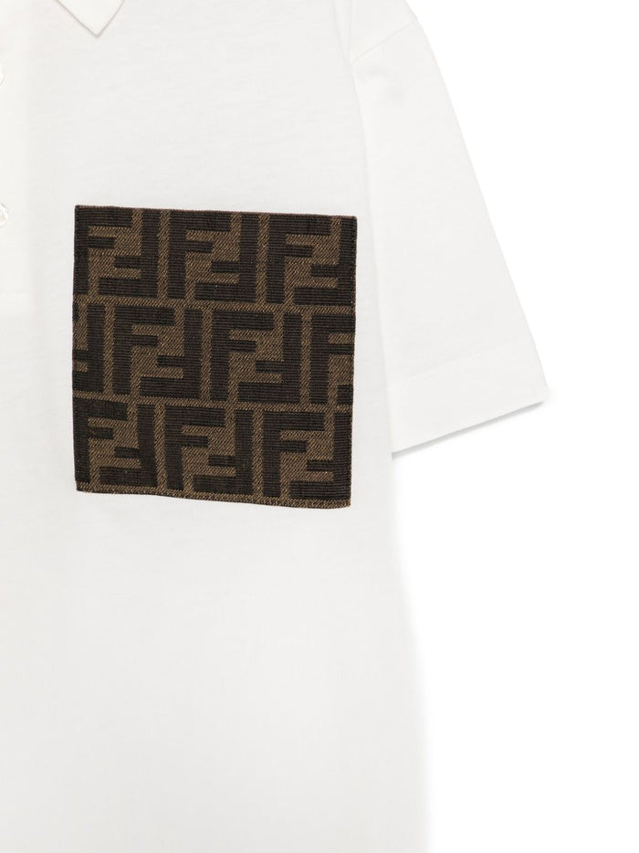 Fendi T-shirts and Polos Gesso